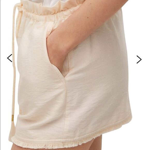 MANGO off white High-Waist Shorts - Summer Vacation - Picture 4 of 11